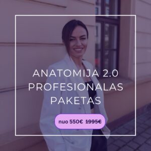 Anatomija 2.0 profesionalas + moduliai pasirinktinai